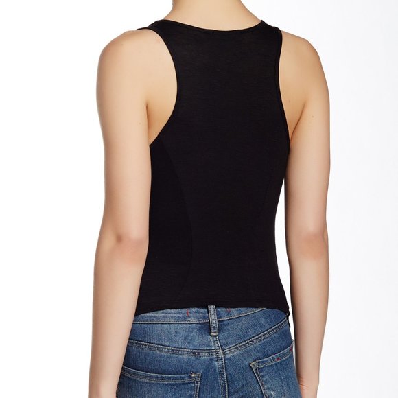 Frenzy Draped Front Blouse navy - Picture 2 of 7